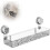 (White, -) Zuignap Opbergplank - Wit, 2025, Glacier Pattern 1