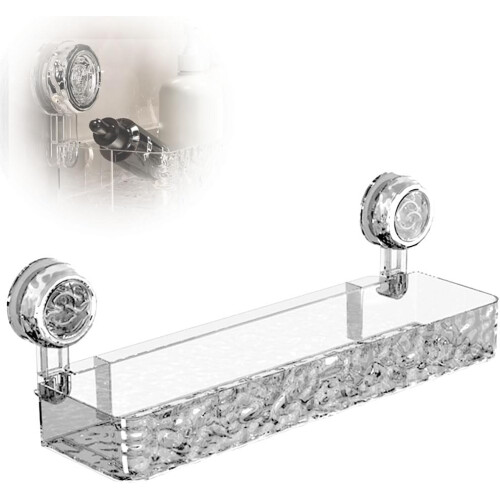 (White, -) Zuignap Opbergplank - Wit, 2025, Glacier Pattern