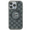 Coque iPhone 15 Karl Lagerfeld MagSafe Monogram noire 1