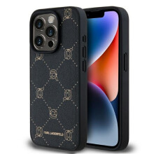 Ovitek Karl Lagerfeld MagSafe za iPhone 15 Pro Max črne barve