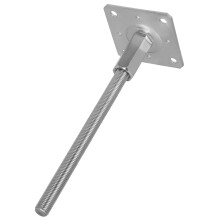 KOTARBAU Függőlegesen Állítható Acél Oszloptalp Horgony Pavilonokhoz, Fészerekhez, Kerítésekhez 110 x 330 mm