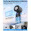 Handheld Fan, Portable USB Rechargeable with 100 Speeds, Foldable Mini Hand Held 5
