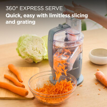 Kenwood MultiPro Go FDP22130GY Food Processor for Chopping Slicing Grating