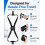 (Black, -) Sangle bagages, ajustable, 2 pièces 7