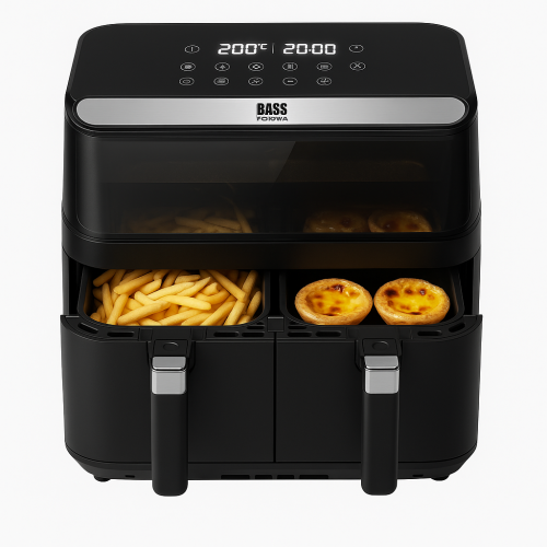 Friteuse double sans matières grasses 8,5 L