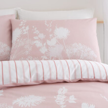 Catherine Lansfield Meadowsweet Floral Reversible King Duvet Cover Set with