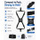 (Dark Blue, -) Sangle bagages, ajustable, 2 pièces 4