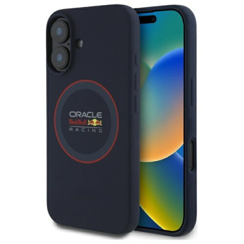 Red Bull Custodia MagSafe Red Bull per iPhone 16 Plus, colore blu navy