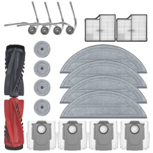 20 Stück für Saros 10/für S9 MaxV Ultra Staubsauger Bürste Staubbeutel Filter Rollen Mop Ersatzteile