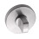 Rosette rotonde per WC, placche per maniglie interne, satinate opache 1