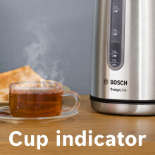 Bosch DesignLine Plus TWK4P440GB Stainless Steel Cordless Kettle 17 Litres3