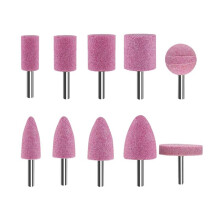 10pcs 6mm Shank Abrasive Mounted Stone Cylinder for Rotary Tool Grinding Wheel Polishing Grinding for Jade Wood Metal