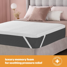 Silentnight Impress Memory Foam Mattress Topper 5cm Deep Luxury Orthopaedi