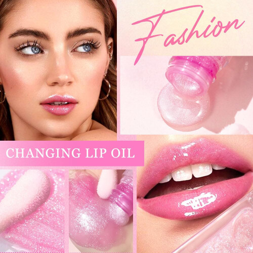 (2PCS, -) 2024 Kleurveranderende Lipgloss - 1 Stuk 1