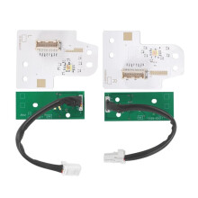 101698D01T for 2017-2021  Qashqai J11 LED DRL Boards Daytime Running Light Angel Eye Module White Light