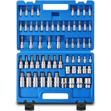 (60 Pieces, -) Ultieme Socket Set - 60 Stuks, Auto Gereedschap
