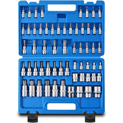 (60 Pieces, -) 60 pièces set douilles, CR-V