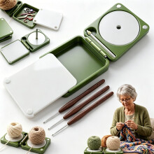 (1PC Single-sided, -) Portable Yarn Holder, Foldable Travel Yarn Ball Dispenser