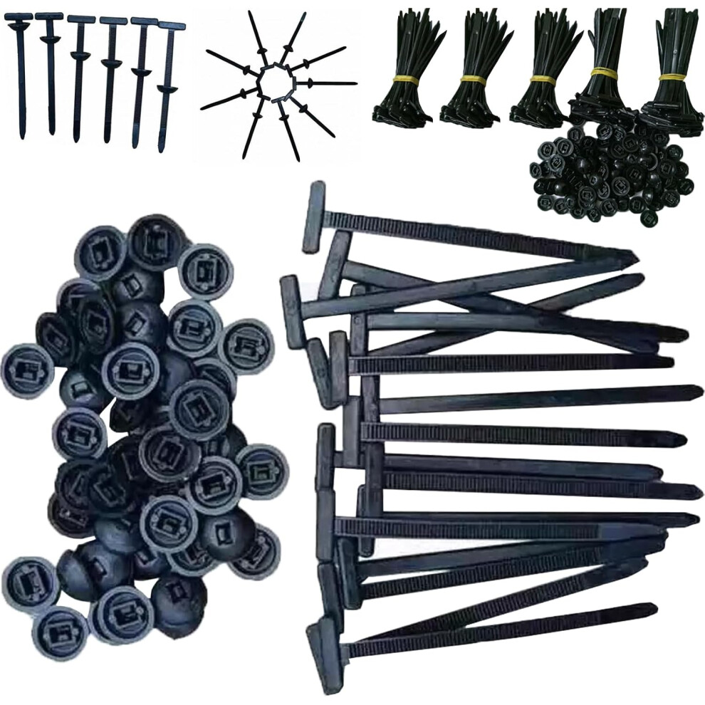 (50Pcs, -) Nylon Push Mount Cable Zip Ties, Self Locking 100Pcs 5437706676966