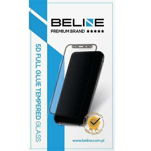 Beline 5D hærdet glas til Galaxy S25+, sort ramme