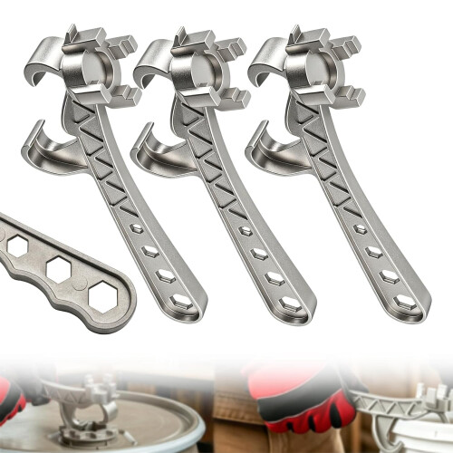 (3PCS, -) 2 clés fût aluminium