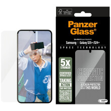Verre céramique pour Samsung Galaxy S25 Plus PanzerGlass Ultra-Wide