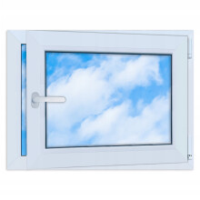 PVC-Fenster weiß 80x60 RECHTS neu 800x600 mm Dreh-Kipp-Doppelverglasung