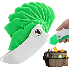 (1pc Green, -) 2025 9-in-1 Silikon Fugenwerkzeug, Grün, 1 Stück, Faltbar, Multifunktional, Kartuschen, Spatel, Schaber, Abdichten, Bau, Reparatur