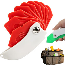 (1pc Red, -) 2025 9-in-1 Silikon Fugenwerkzeug, Grün, 1 Stück, Faltbar, Multifunktional, Kartuschen, Spatel, Schaber, Abdichten, Bau, Reparatur