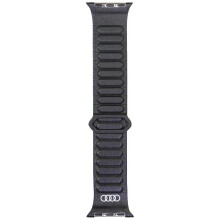 Apple Watch Armband 40 mm Audi Leder Magnet Schwarz