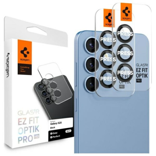 Spigen Kameraglas til Samsung Galaxy S25 Plus Spigen Optik Pro 2 stk.