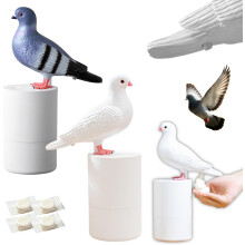 (2 Pcs Mixed, -) 2 kpl Pooping Pigeon -saippua-annostelija, kosketusvapaa vaahtokäsisaippua