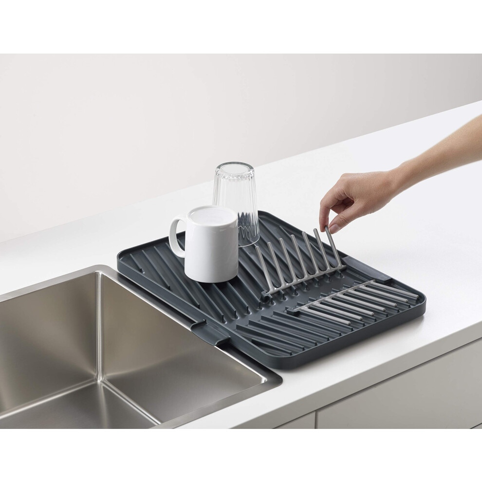 Joseph Joseph Flipup Adjustable Draining Board Dish Rack Drainer Drying Mat