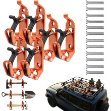 (6 PCS Orange, -) 4 supports pelle, orange