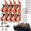 (8 PCS Orange, -) 4 supports pelle, orange 1