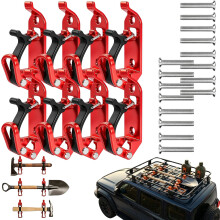 (8 PCS Red, -) 4 supports pelle, orange