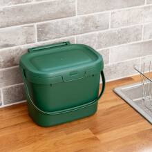 Addis 518250 Everyday Kitchen Food Waste Compost Caddy Bin 45 Litre Dark Gr