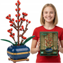 Ilex Chinensis Blumenset, Blumen-Bausteine als Geschenk, 360 Teile