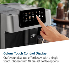 Beko Bean to Cup Coffee Espresso Machine CaffeExperto CEG7304X Milk Jug C