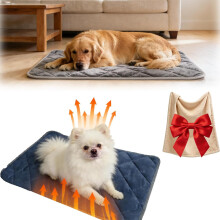 (blue, xl) Alfombrilla térmica reflejante para mascotas, azul S