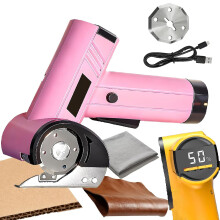 (one blade-pink, -) Oplaadbare Karton Snijder - Geel, 2 Bladen