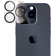 PanzerGlass Picture Perfect iPhone 15 Pro 6,1" / 15 Pro Max 6,7" sort/sort 1137 kameralinse