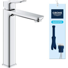 Waschbeckenmischer - GROHE DICE - Größe XL - Glatter Körper ohne Ablauf - Chrom