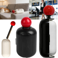 (Large-small(black), -) Rouleau anti-poils, blanc, 2 tailles