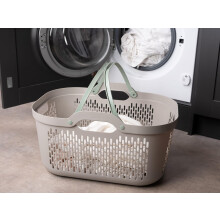 Addis Signature 45L Laundry Basket with Long Handles Large Plastic Washing