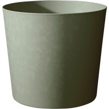 Konischer Blumentopf Ø 60 cm - EDA - Element - 100 L - Entwässerungssystem - Innen / Außen - Ø 57,5 x H 48,2 cm - Khaki
