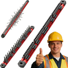 (1pc, -) Magnetický organizér na šestihranné bity s hliníkovým magnetem se 40 drážkami, 1 ks