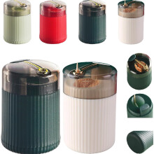 (white-dark green, -) Automatische Tandenstokerdispenser - 1 Stuk, Groen
