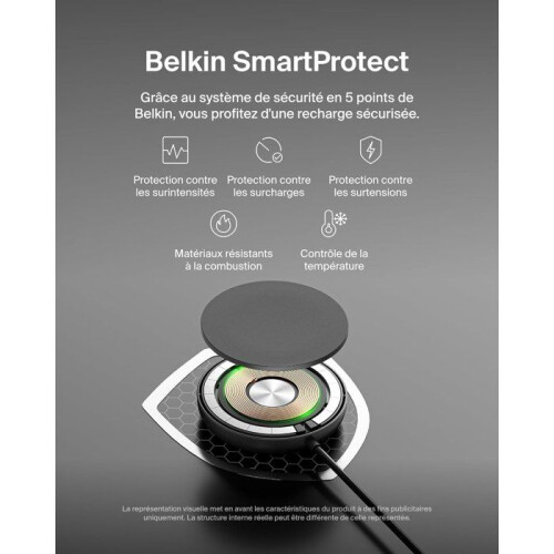 Belkin Ladepad - BELKIN - USB-C - 15 W - Schwarz