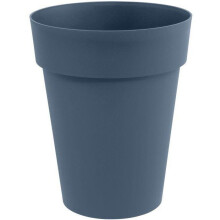 EDA - Blumenpot Rund mittel - Toskana - Ø 44 x 53 cm - Innen / Außen - 50 L - Jeansblau